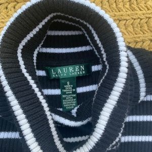 Ralph Lauren Sweaters - Ralph Lauren Black & White Turtleneck Sweater Ralph Lauren Sweaters - Ralph Lauren Black & White Turtleneck Sweater